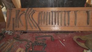 rail road spike collection