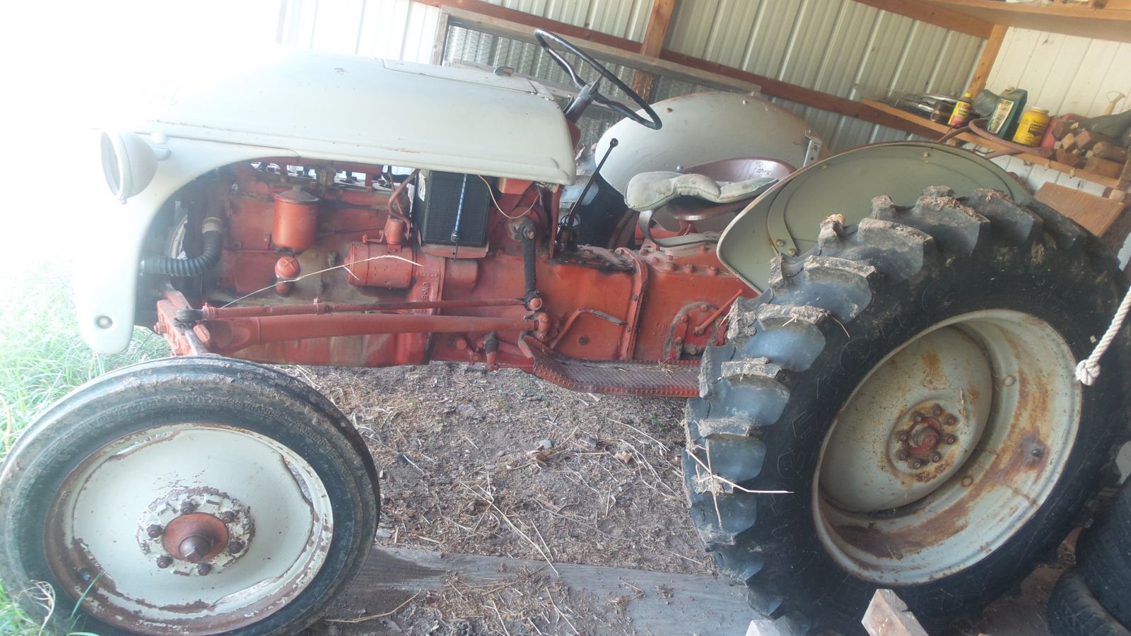 old ford tractor