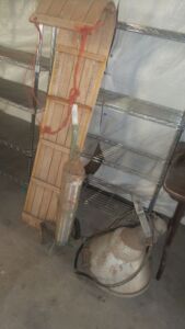 wood sled